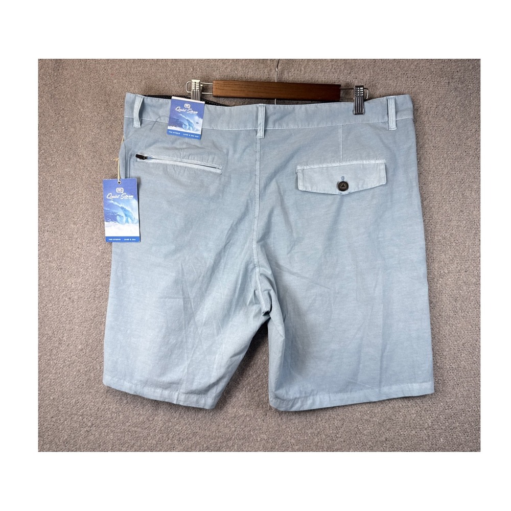 NWT Quiet Storm Surf Shop Blue Hybrid Land &‎ Sea New Order Shorts Mens Size 40 - Picture 3 of 11